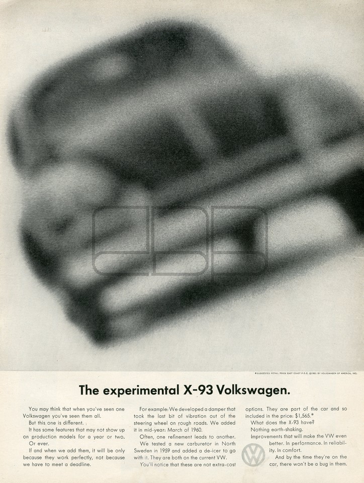VOLKSWAGEN X-93 1961